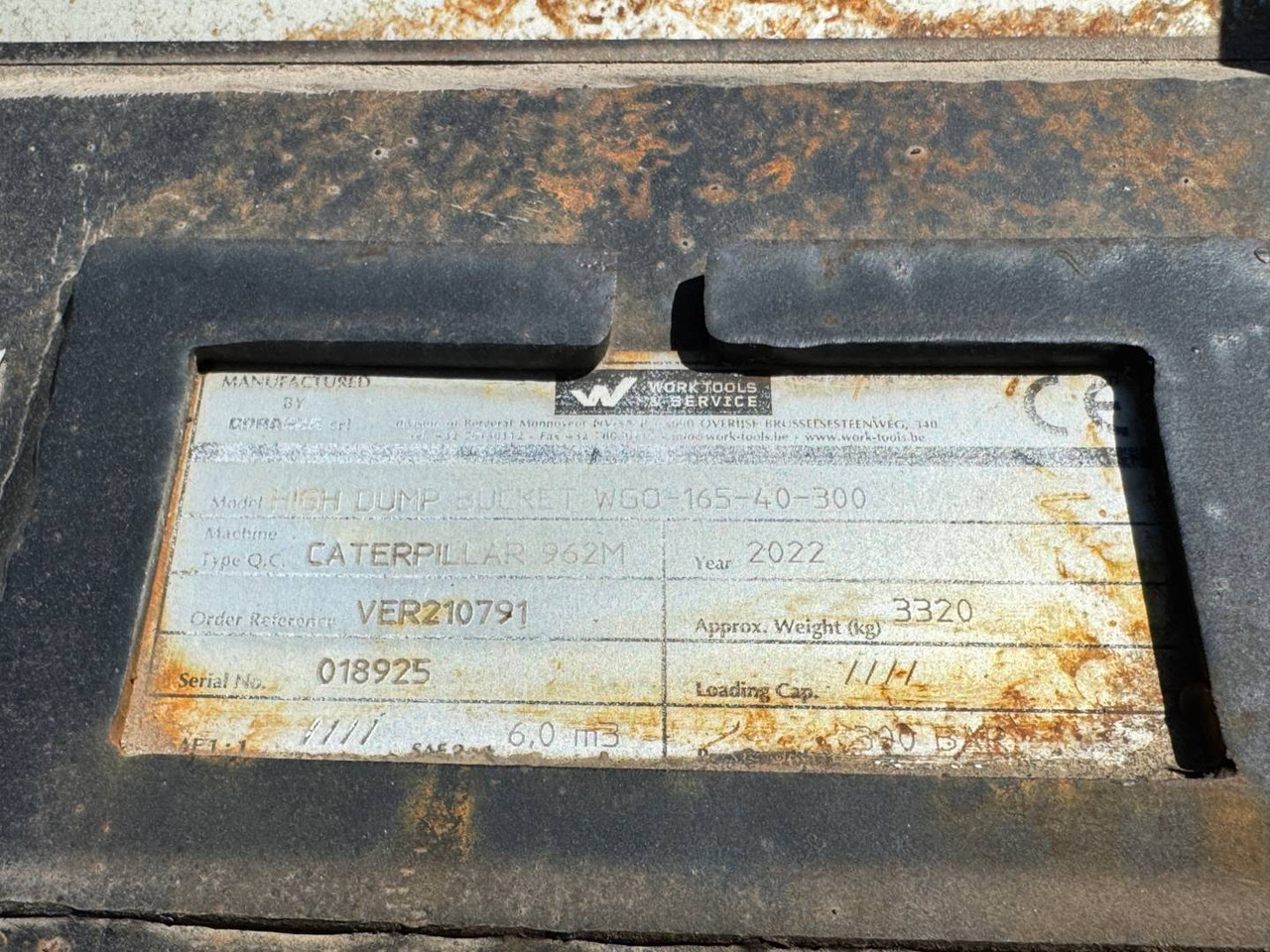 Cazo CAT 962 HIGH DUMP BUCKET 6.0 M3: foto 6 Cazo CAT 962 HIGH DUMP BUCKET 6.0 M3: foto 6