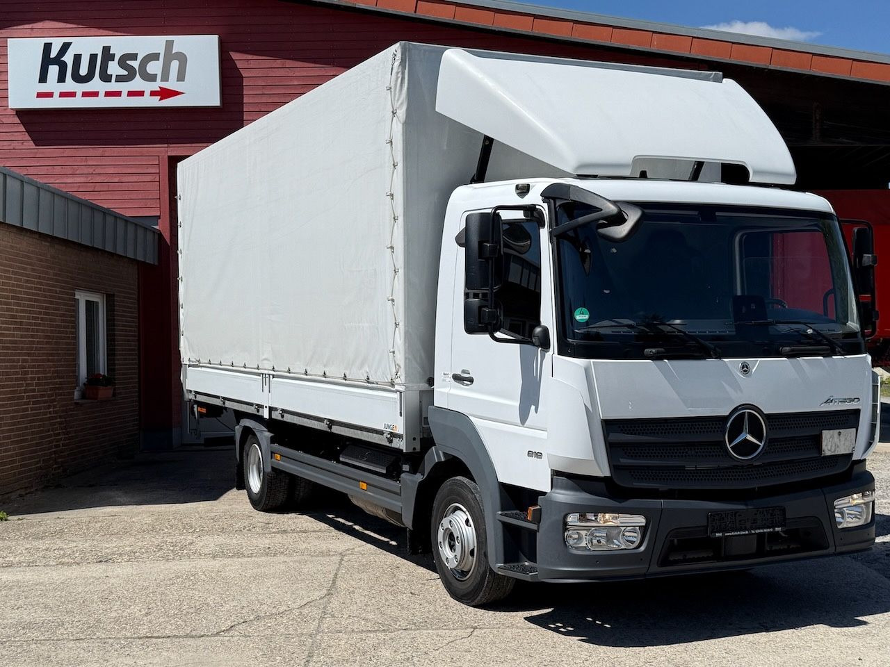 Mercedes-Benz Atego 818L Plane, Ladebordwand, Klima, AHK - Camión lona: foto 4 Mercedes-Benz Atego 818L Plane, Ladebordwand, Klima, AHK - Camión lona: foto 4