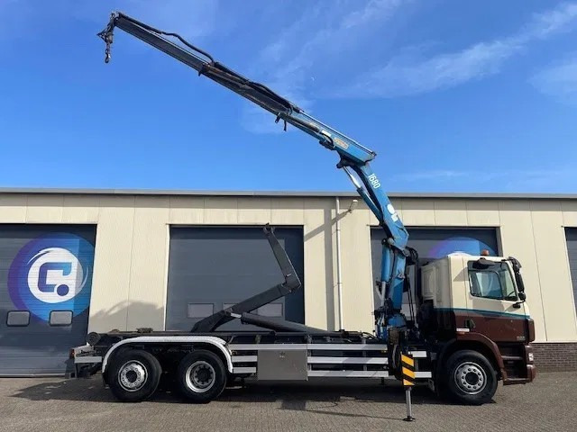DAF CF 85.340 6X2 Euro 3 - Haakarm containersystem - Hooklift - Abrollkipper - Year 2004 - HMF 1680-K2 Crane - Grua - Ladekran - Autolaadkraan - Camión multibasculante, Camión grúa: foto 5 DAF CF 85.340 6X2 Euro 3 - Haakarm containersystem - Hooklift - Abrollkipper - Year 2004 - HMF 1680-K2 Crane - Grua - Ladekran - Autolaadkraan - Camión multibasculante, Camión grúa: foto 5