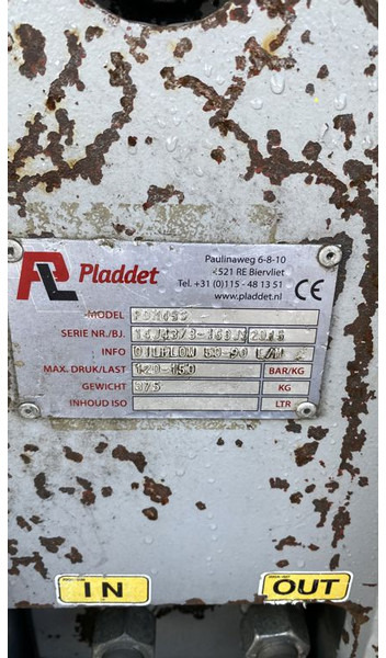 Pladdet PDH 43S - Martillo hidráulico para Maquinaria de construcción: foto 5 Pladdet PDH 43S - Martillo hidráulico para Maquinaria de construcción: foto 5