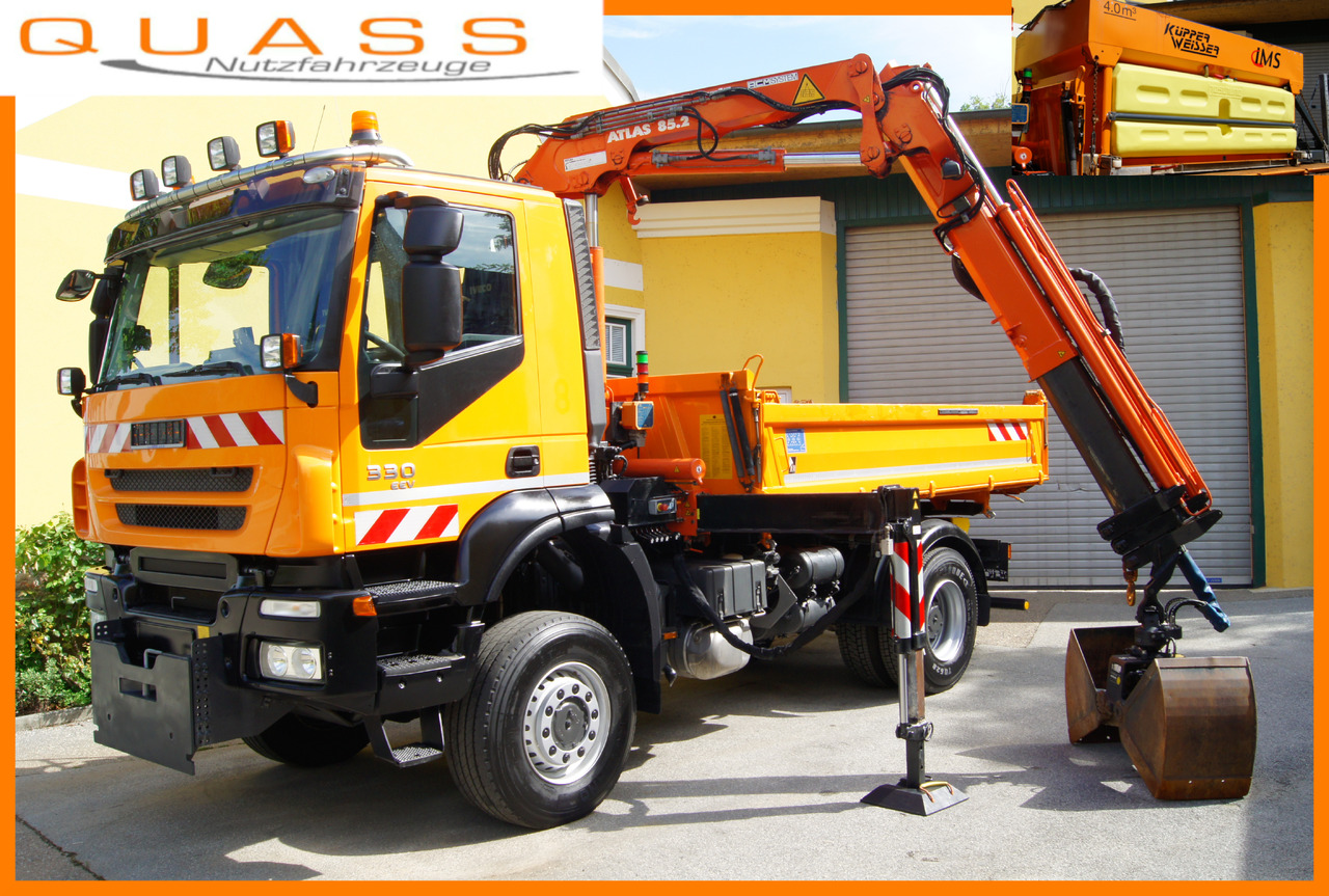IVECO 190T33 Trakker 4x4/ATLAS 85.2/Euro5/Winterdienst/Streuer - Máquina quitanieve: foto 1 IVECO 190T33 Trakker 4x4/ATLAS 85.2/Euro5/Winterdienst/Streuer - Máquina quitanieve: foto 1