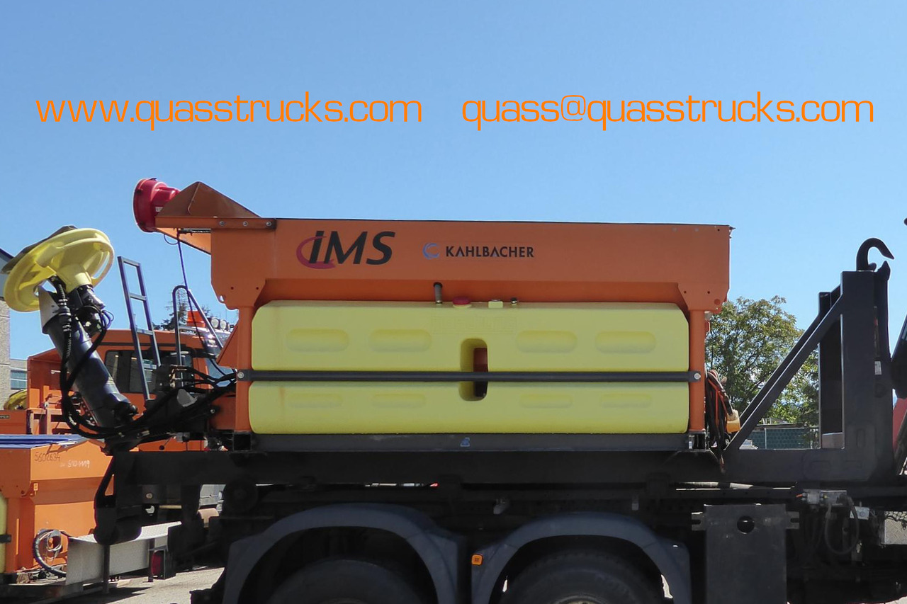 KÜPPER-WEISSSER/GMEINER/BUCHER Feuchtsalzstreuer Salzstreuer Streuer auf Abrollgestell - Esparcidor de sal para Camión multibasculante: foto 3 KÜPPER-WEISSSER/GMEINER/BUCHER Feuchtsalzstreuer Salzstreuer Streuer auf Abrollgestell - Esparcidor de sal para Camión multibasculante: foto 3