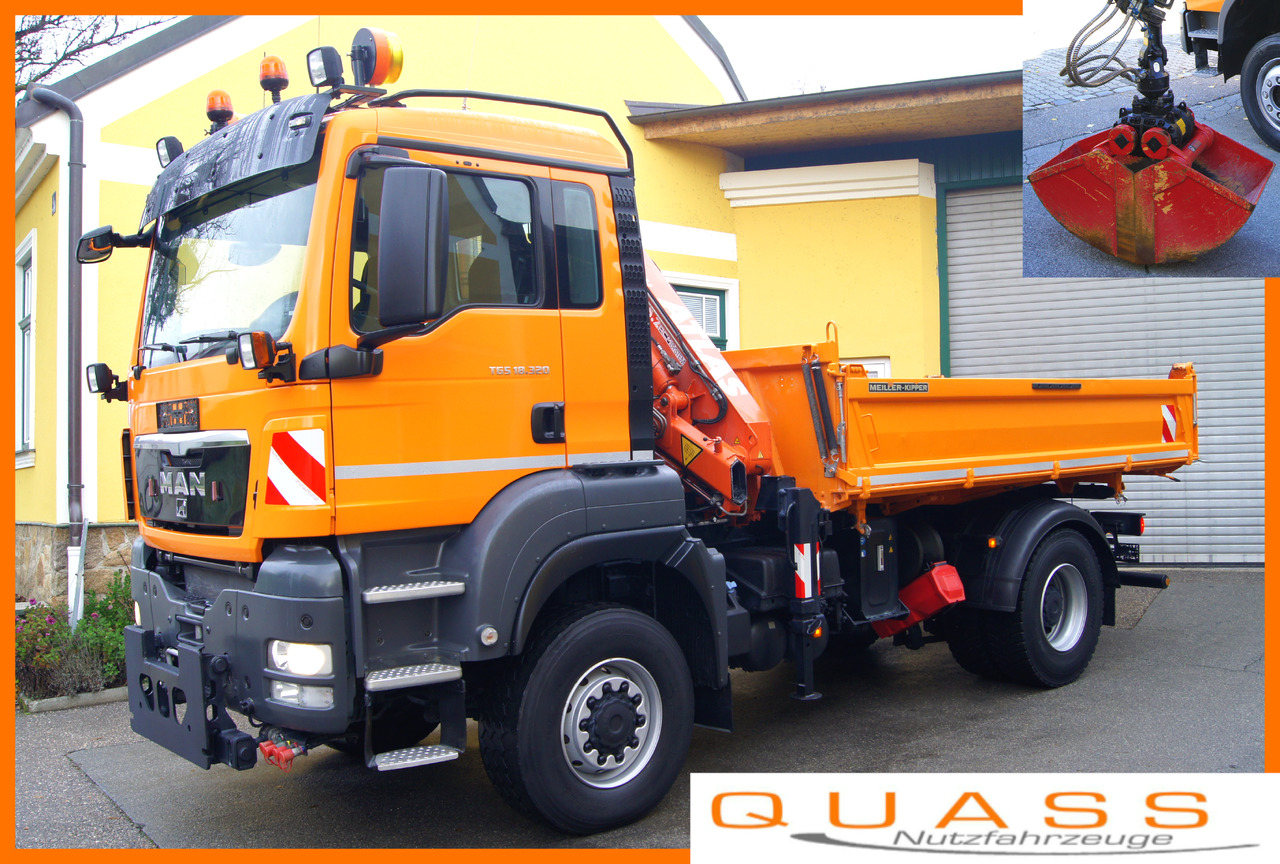 MAN TGS 18.320 BL 4x4/ TÜV/ ATLAS 65.2/ MEILLER/ Winterdienst - Máquina quitanieve: foto 1 MAN TGS 18.320 BL 4x4/ TÜV/ ATLAS 65.2/ MEILLER/ Winterdienst - Máquina quitanieve: foto 1