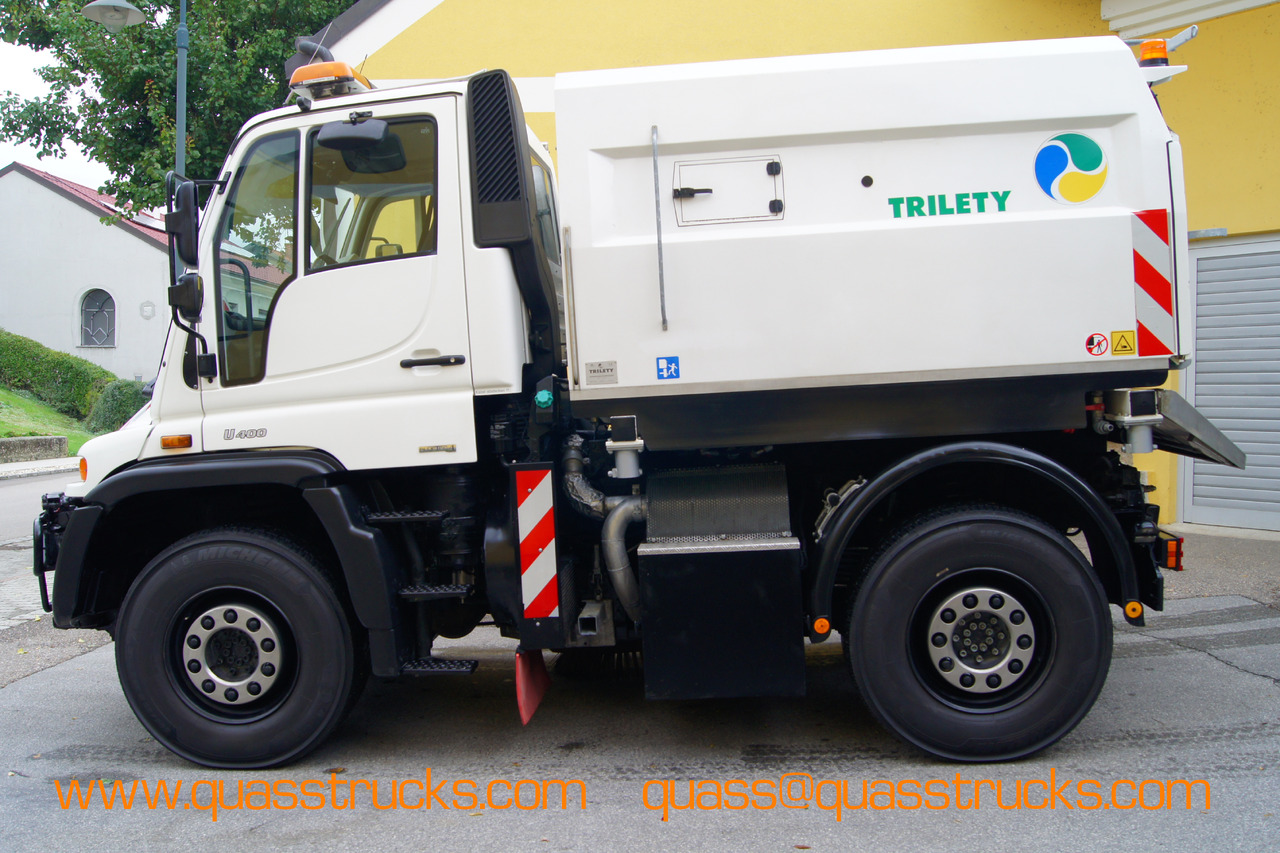 UNIMOG Unimog U400 + TRILETY Kehrmaschine/TÜV/EUR4/Leistungshydraulik - Barredora vial: foto 3 UNIMOG Unimog U400 + TRILETY Kehrmaschine/TÜV/EUR4/Leistungshydraulik - Barredora vial: foto 3
