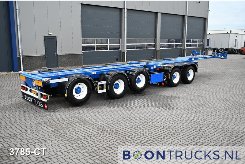 D-Tec CT-60-05D | 2x20-30-40-45ft HC * 3x STEERING * 4x LIFT AXLE * NL TRAILER - Semirremolque portacontenedore/ Intercambiable: foto 1 D-Tec CT-60-05D | 2x20-30-40-45ft HC * 3x STEERING * 4x LIFT AXLE * NL TRAILER - Semirremolque portacontenedore/ Intercambiable: foto 1