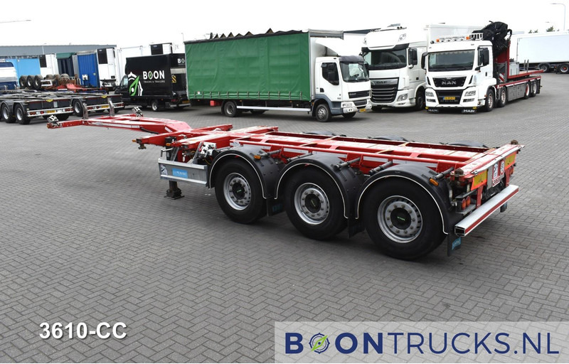 D-Tec FLEXITRAILER | 2x20-30-40-45ft HC * 2x LIFT AXLE * 2x EXTENDABLE * DISC BRAKES - Semirremolque portacontenedore/ Intercambiable: foto 3 D-Tec FLEXITRAILER | 2x20-30-40-45ft HC * 2x LIFT AXLE * 2x EXTENDABLE * DISC BRAKES - Semirremolque portacontenedore/ Intercambiable: foto 3