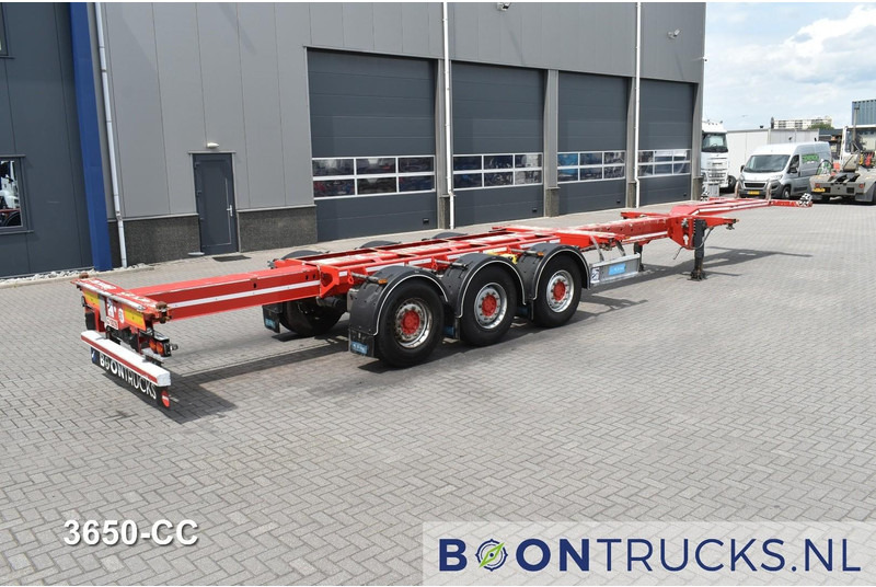D-Tec FLEXITRAILER | 2x20-30-40-45ft HC * 2x LIFT AXLE * 2x EXTENDABLE * MOT 11-2025 - Semirremolque portacontenedore/ Intercambiable: foto 2 D-Tec FLEXITRAILER | 2x20-30-40-45ft HC * 2x LIFT AXLE * 2x EXTENDABLE * MOT 11-2025 - Semirremolque portacontenedore/ Intercambiable: foto 2