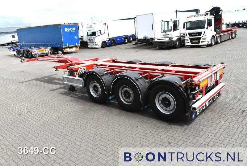 D-Tec FLEXITRAILER | 2x20-30-40-45ft HC * 2x LIFT AXLE * 2x EXTENDABLE * NL TRAILER * APK 09-2026 - Semirremolque portacontenedore/ Intercambiable: foto 3 D-Tec FLEXITRAILER | 2x20-30-40-45ft HC * 2x LIFT AXLE * 2x EXTENDABLE * NL TRAILER * APK 09-2026 - Semirremolque portacontenedore/ Intercambiable: foto 3
