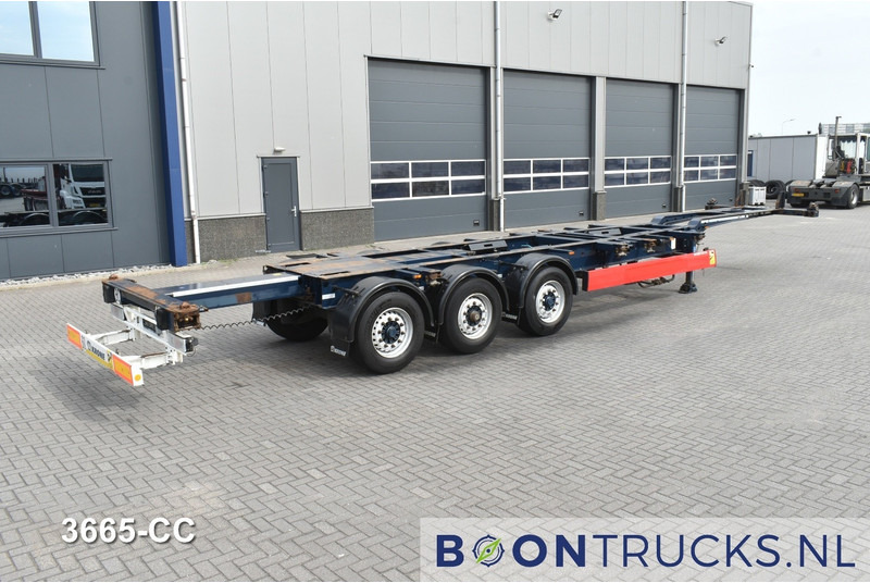 Krone SD BOX LINER | 2x20-40-45ft HC * LIFT AXLE * BPW/DISC * EXTENDABLE REAR * 10x AVAILABLE - Semirremolque portacontenedore/ Intercambiable: foto 2 Krone SD BOX LINER | 2x20-40-45ft HC * LIFT AXLE * BPW/DISC * EXTENDABLE REAR * 10x AVAILABLE - Semirremolque portacontenedore/ Intercambiable: foto 2