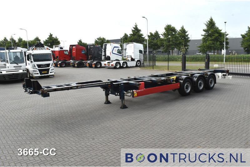 Krone SD BOX LINER | 2x20-40-45ft HC * LIFT AXLE * BPW/DISC * EXTENDABLE REAR * 10x AVAILABLE - Semirremolque portacontenedore/ Intercambiable: foto 5 Krone SD BOX LINER | 2x20-40-45ft HC * LIFT AXLE * BPW/DISC * EXTENDABLE REAR * 10x AVAILABLE - Semirremolque portacontenedore/ Intercambiable: foto 5