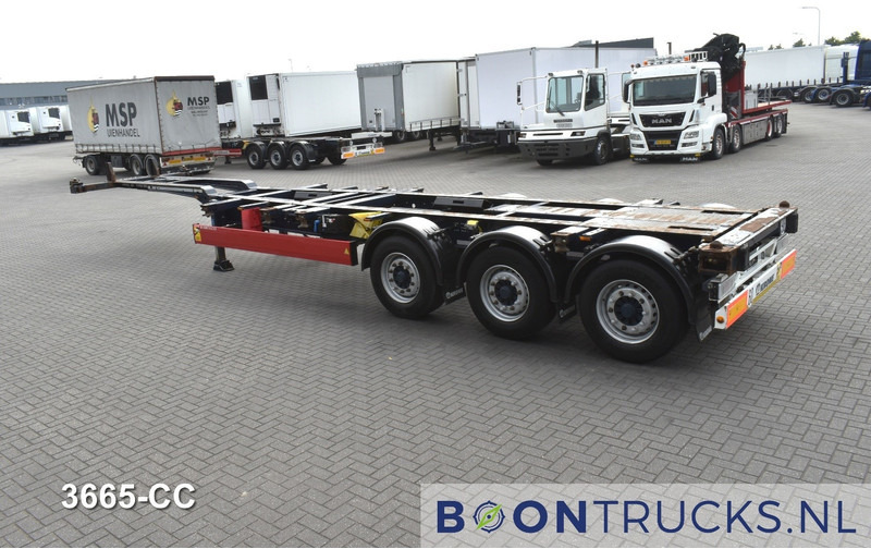 Krone SD BOX LINER | 2x20-40-45ft HC * LIFT AXLE * BPW/DISC * EXTENDABLE REAR * 10x AVAILABLE - Semirremolque portacontenedore/ Intercambiable: foto 3 Krone SD BOX LINER | 2x20-40-45ft HC * LIFT AXLE * BPW/DISC * EXTENDABLE REAR * 10x AVAILABLE - Semirremolque portacontenedore/ Intercambiable: foto 3