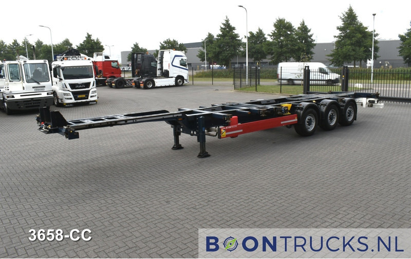 Krone SD BOX LINER | 2x20-40-45ft HC * LIFT AXLE * BPW/DISC * EXTENDABLE REAR * 9x AVAILABLE - Semirremolque portacontenedore/ Intercambiable: foto 5 Krone SD BOX LINER | 2x20-40-45ft HC * LIFT AXLE * BPW/DISC * EXTENDABLE REAR * 9x AVAILABLE - Semirremolque portacontenedore/ Intercambiable: foto 5
