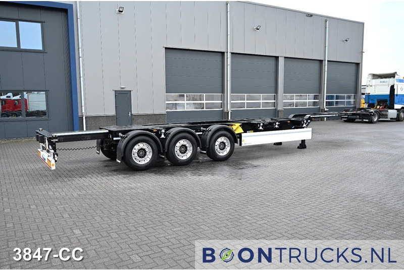Krone SD BOX LINER TOP CONDITION | LIKE NEW * ALCOA * 2x20-40-45FT HC * LIFT AXLE * NEW APK - Semirremolque portacontenedore/ Intercambiable: foto 1 Krone SD BOX LINER TOP CONDITION | LIKE NEW * ALCOA * 2x20-40-45FT HC * LIFT AXLE * NEW APK - Semirremolque portacontenedore/ Intercambiable: foto 1