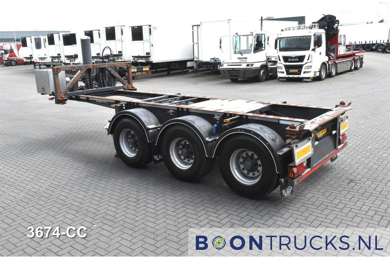 LAG O-3-CC A9 | 20ft TIPPING CHASSIS * 24v SELF SUPPORT * LIFT AXLE * BPW / DISC - Semirremolque portacontenedore/ Intercambiable: foto 3 LAG O-3-CC A9 | 20ft TIPPING CHASSIS * 24v SELF SUPPORT * LIFT AXLE * BPW / DISC - Semirremolque portacontenedore/ Intercambiable: foto 3