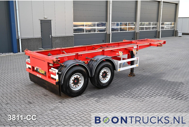 Pacton ET4 | 20ft * SAF DISC * NL TRAILER * APK 06-26 - Semirremolque portacontenedore/ Intercambiable: foto 1 Pacton ET4 | 20ft * SAF DISC * NL TRAILER * APK 06-26 - Semirremolque portacontenedore/ Intercambiable: foto 1