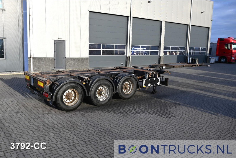 Pacton T3-010 2x20-30-40-45ft HC * 2x EXTENDABLE * 1x LIFT AXLE * NL TRAILER - Semirremolque portacontenedore/ Intercambiable: foto 1 Pacton T3-010 2x20-30-40-45ft HC * 2x EXTENDABLE * 1x LIFT AXLE * NL TRAILER - Semirremolque portacontenedore/ Intercambiable: foto 1