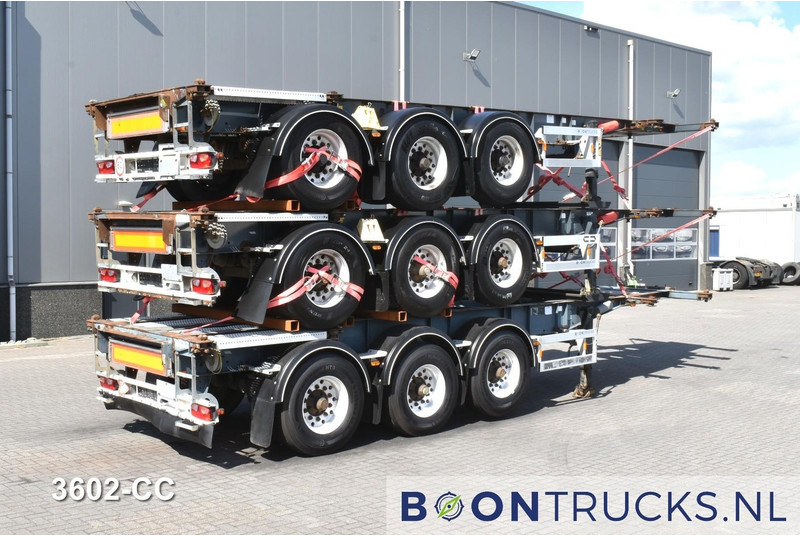 Van Hool 3B0071 STACK PRICE € 11500 | 20-30ft * ADR: FL, AT, OX * 3840 KG * LIFT AXLE - Semirremolque portacontenedore/ Intercambiable: foto 1 Van Hool 3B0071 STACK PRICE € 11500 | 20-30ft * ADR: FL, AT, OX * 3840 KG * LIFT AXLE - Semirremolque portacontenedore/ Intercambiable: foto 1