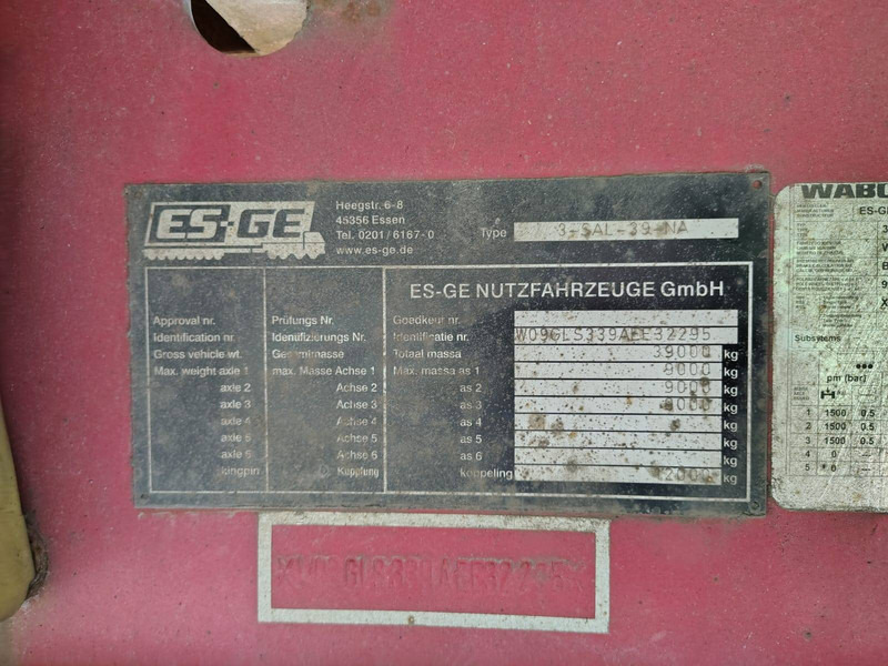 ES-GE 3-SAL-39-N - Semirremolque plataforma/ Caja abierta: foto 5 ES-GE 3-SAL-39-N - Semirremolque plataforma/ Caja abierta: foto 5
