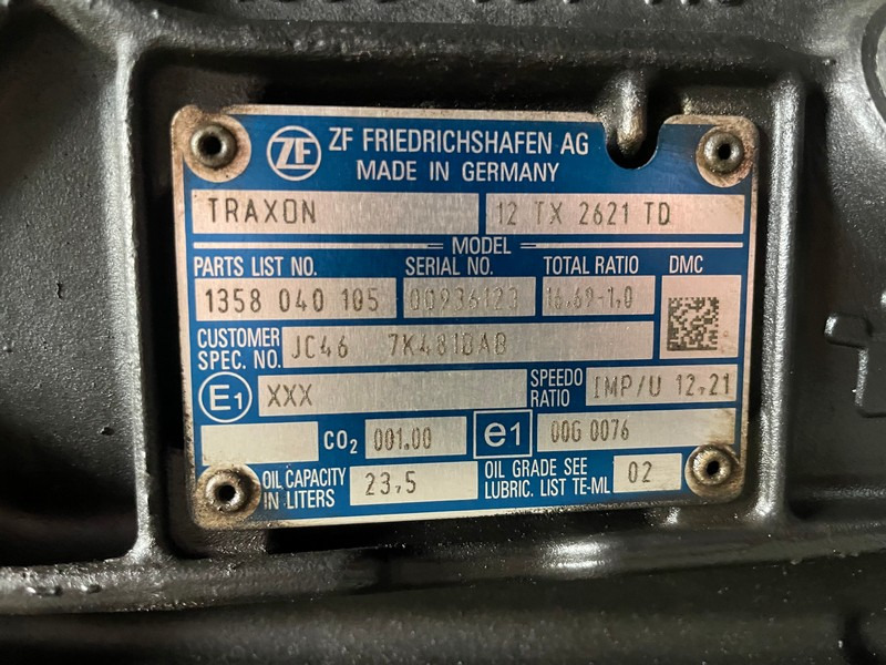 CUTIE DE VITEZE TRAXON FORD F-MAX 12 TX 2621 TD R=16,69-1,0 JC46 7K481BAB - Caja de cambios para Camión: foto 5 CUTIE DE VITEZE TRAXON FORD F-MAX 12 TX 2621 TD R=16,69-1,0 JC46 7K481BAB - Caja de cambios para Camión: foto 5