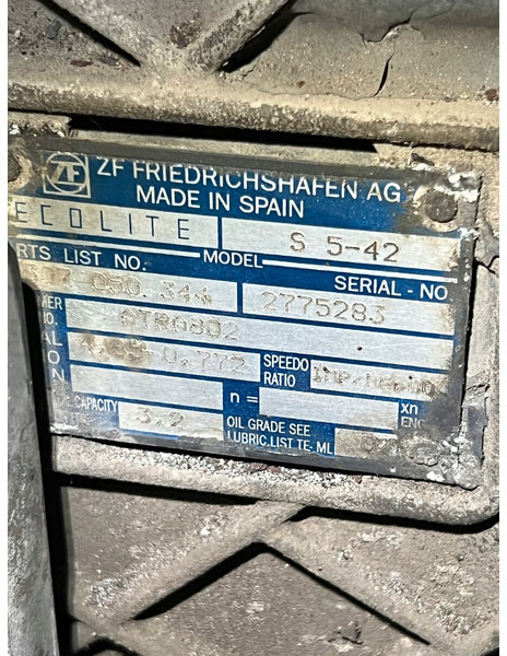 DAF Ecolite S 5-42 - Caja de cambios: foto 5 DAF Ecolite S 5-42 - Caja de cambios: foto 5