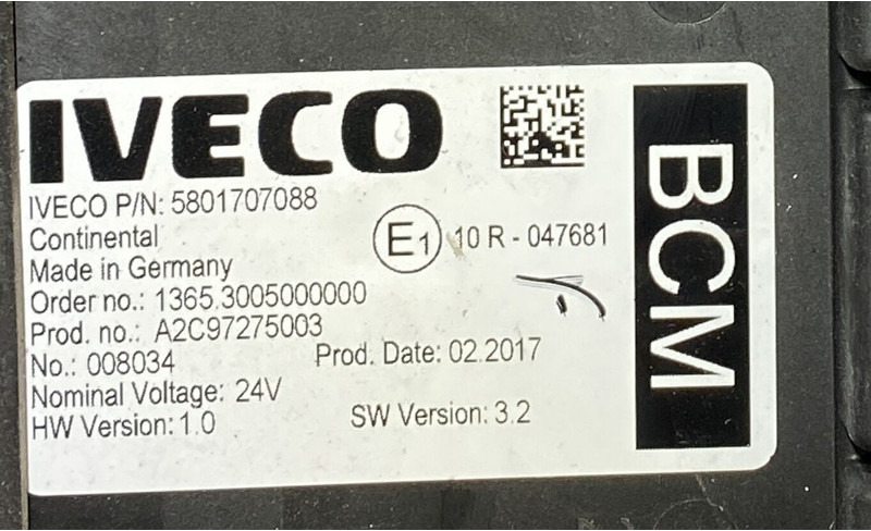 Iveco - Unidad de control: foto 2 Iveco - Unidad de control: foto 2