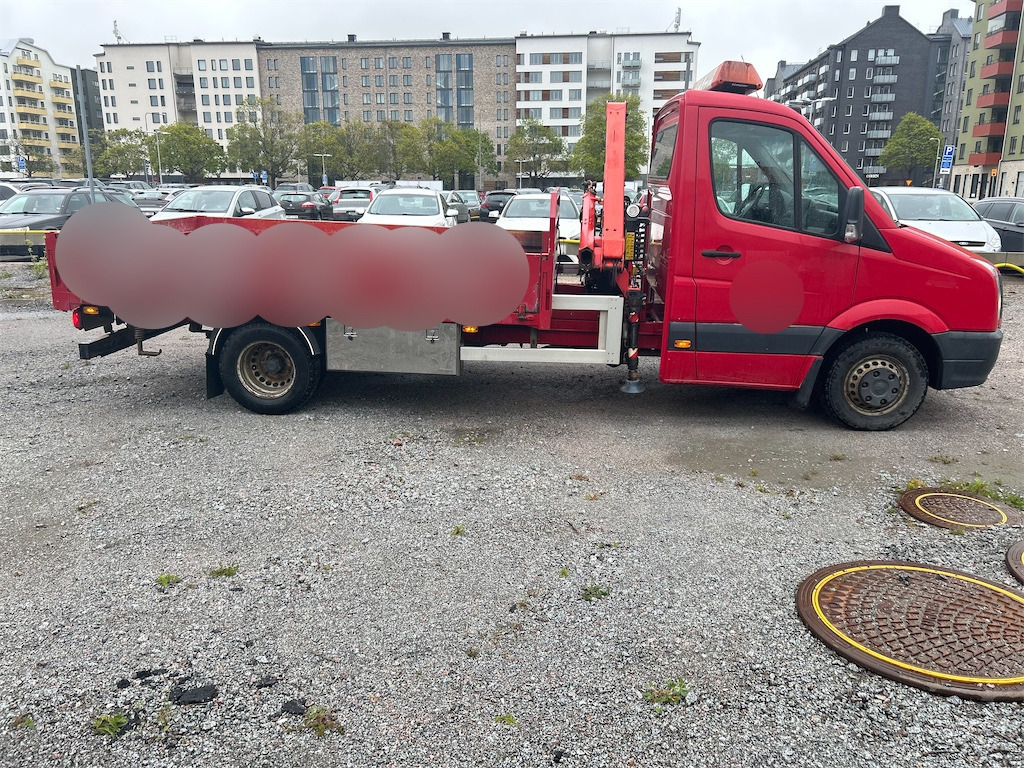 Volkswagen Crafter 50 flakbil med kran - Camión: foto 4 Volkswagen Crafter 50 flakbil med kran - Camión: foto 4