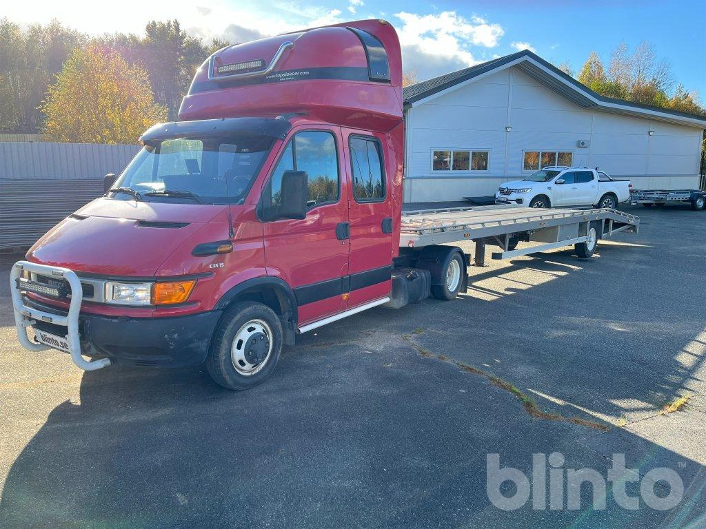 IVECO DAILY 35C15 - Cabeza tractora BE, Semirremolque portavehículos: foto 1 IVECO DAILY 35C15 - Cabeza tractora BE, Semirremolque portavehículos: foto 1