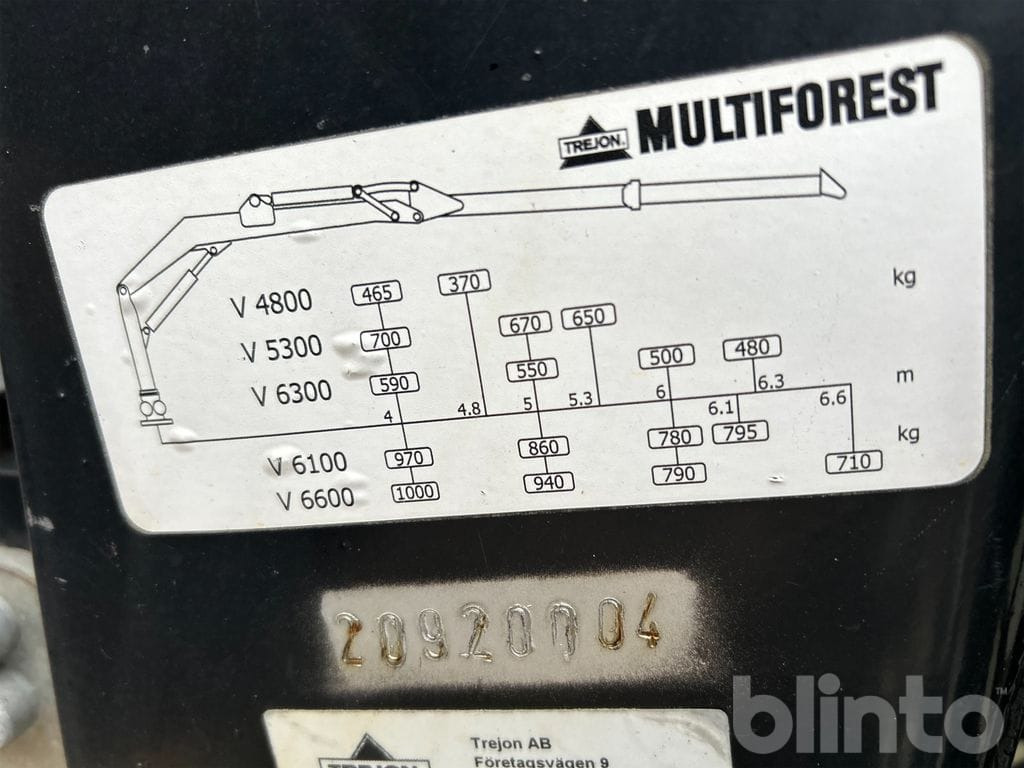 Multiforest V5300 - Grúa para camión: foto 2 Multiforest V5300 - Grúa para camión: foto 2