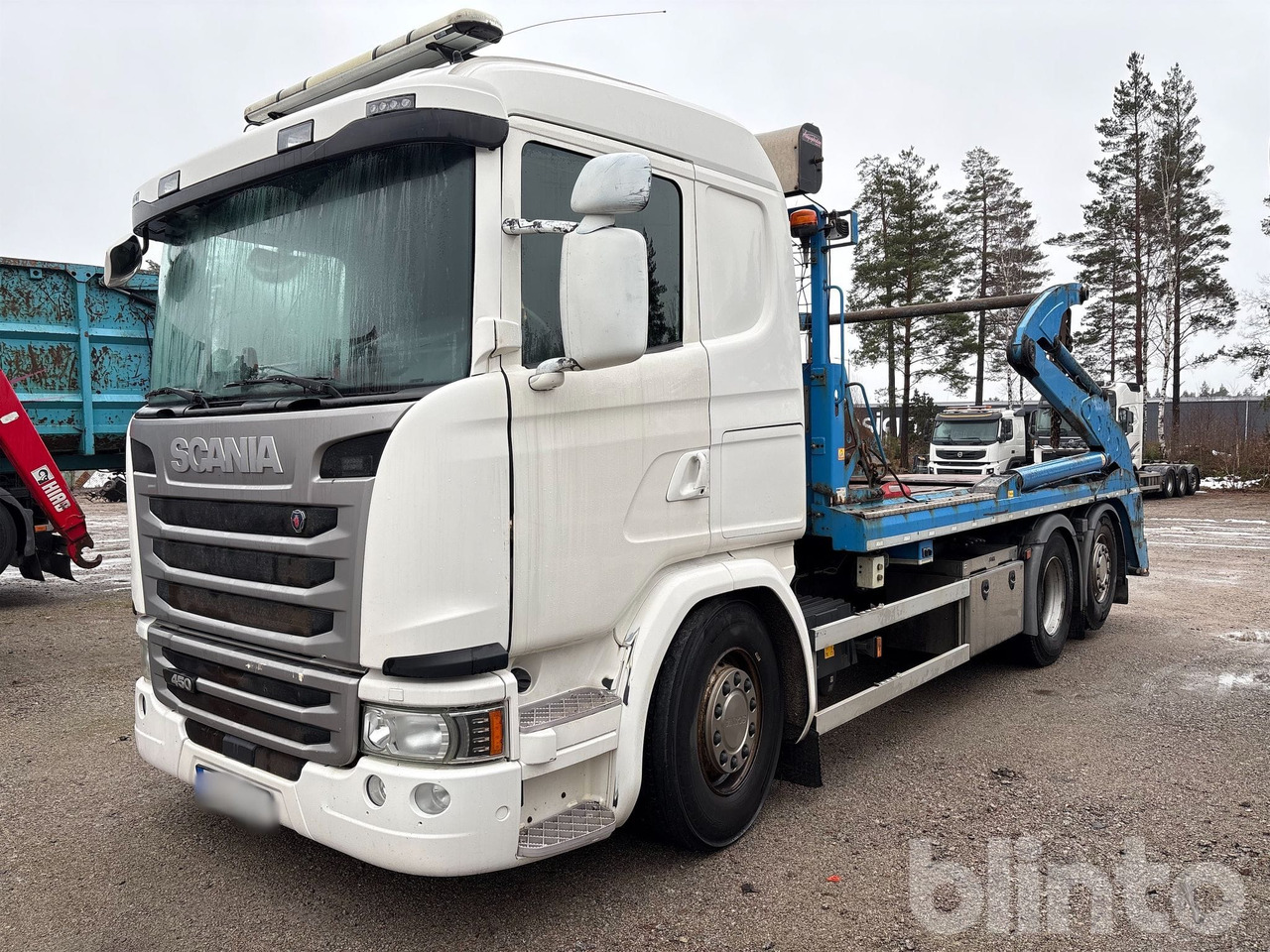 SCANIA G450LB6X2*4HNB - Camión portacontenedor de cadenas: foto 1 SCANIA G450LB6X2*4HNB - Camión portacontenedor de cadenas: foto 1