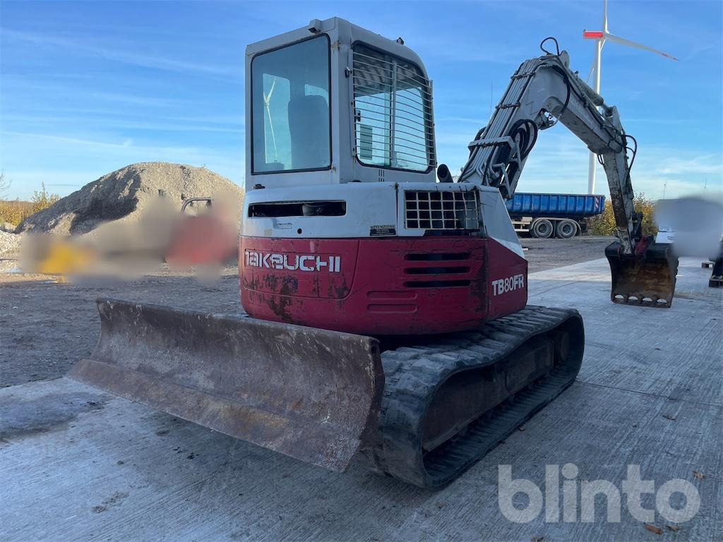Takeuchi TB 80 FR (2005) - Excavadora de cadenas: foto 4 Takeuchi TB 80 FR (2005) - Excavadora de cadenas: foto 4