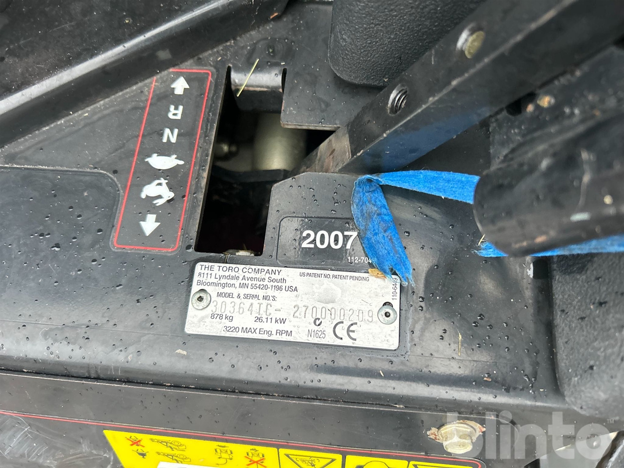 Cortacésped Toro Groundmaster 7210 - 1192 timmar: foto 9