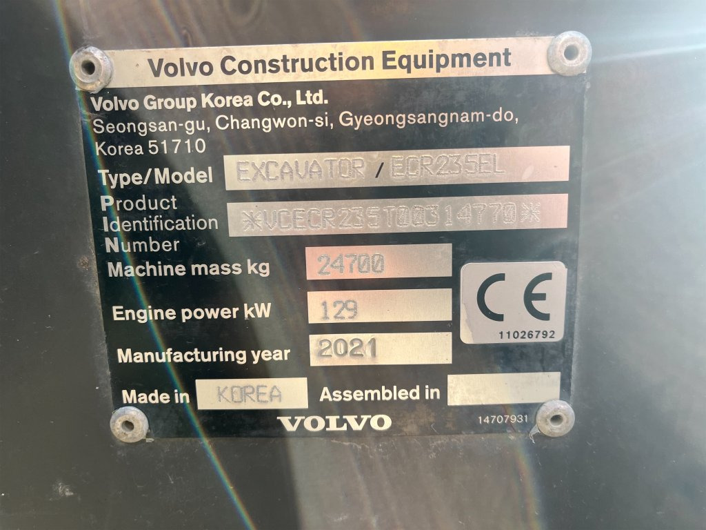 Excavadora de cadenas Volvo EC235EL: foto 12 Excavadora de cadenas Volvo EC235EL: foto 12