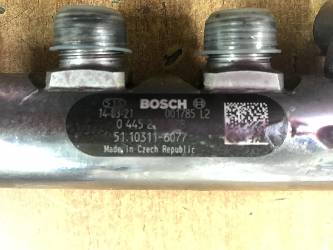 TUBO PRESSIONE RAIL PER MOTORI MAN D2066 - D2676 - Sistema de combustible para Camión: foto 3 TUBO PRESSIONE RAIL PER MOTORI MAN D2066 - D2676 - Sistema de combustible para Camión: foto 3