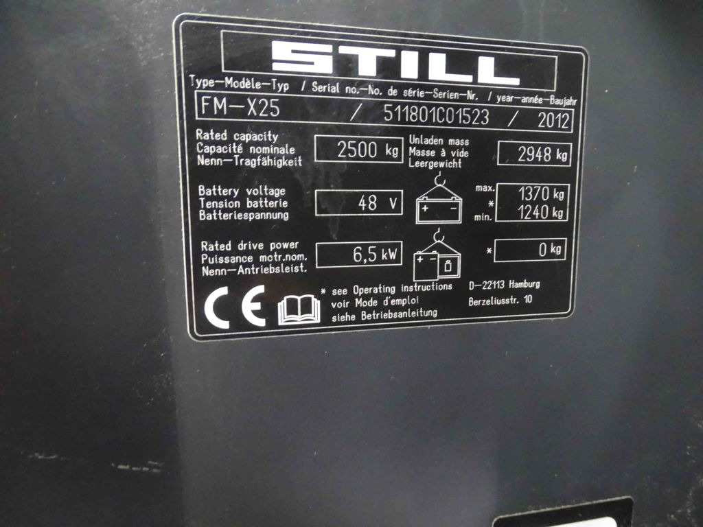 Still FM-X25 - Retráctil: foto 5 Still FM-X25 - Retráctil: foto 5