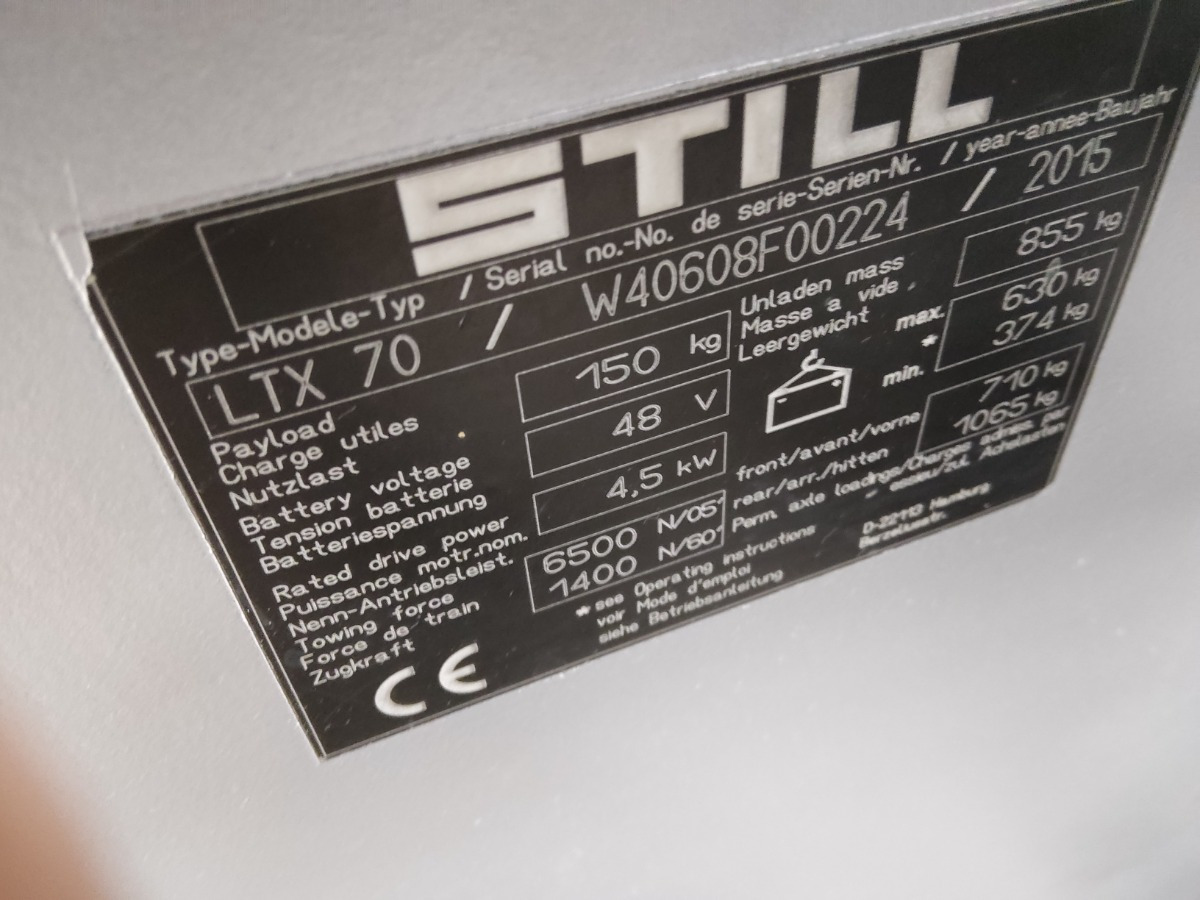 Still LTX70/BATT.NEU - Remolcadora: foto 5 Still LTX70/BATT.NEU - Remolcadora: foto 5