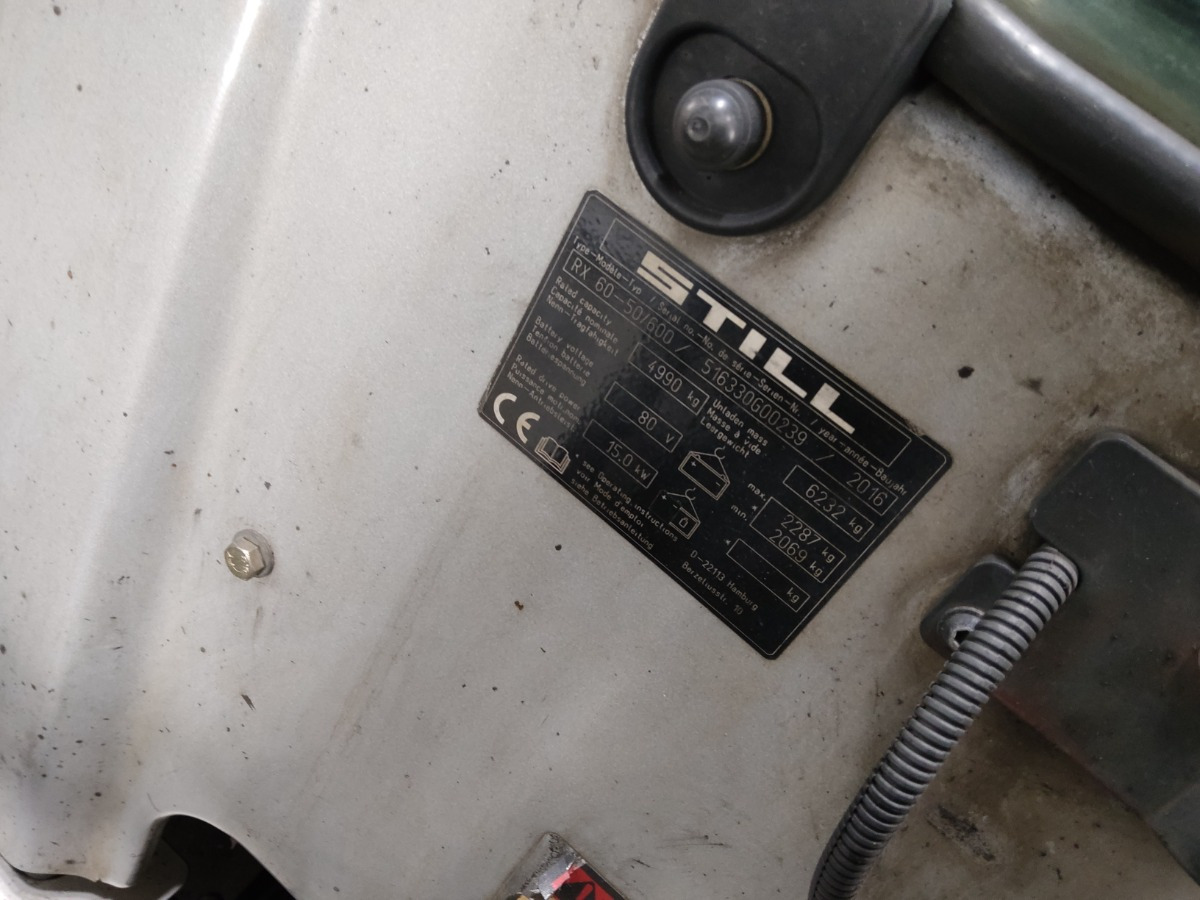 Carretilla elevadora eléctrica Still RX60-50/600: foto 9 Carretilla elevadora eléctrica Still RX60-50/600: foto 9