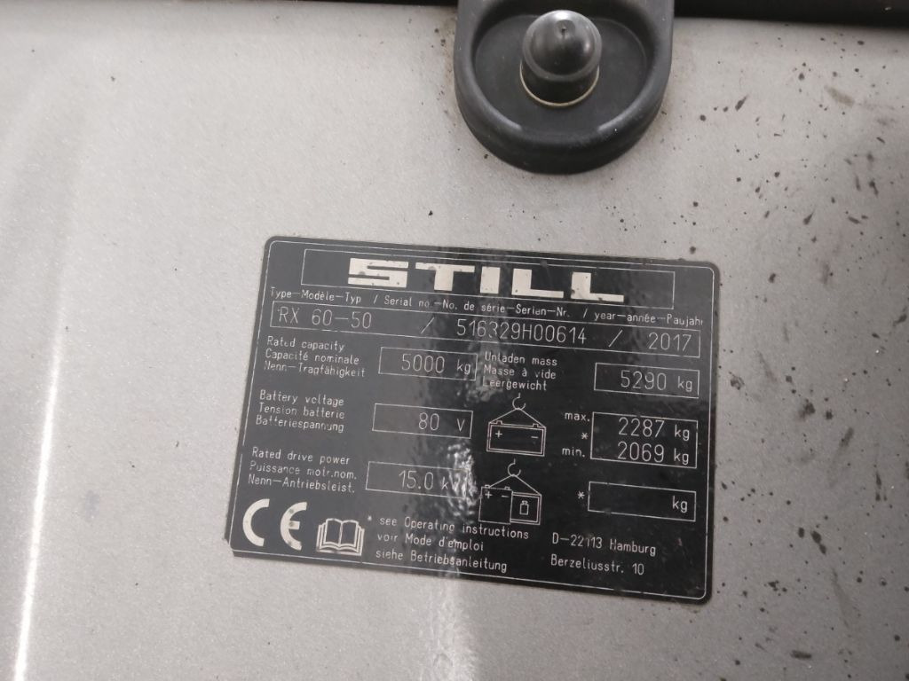 Still RX60-50 - Carretilla elevadora eléctrica: foto 5 Still RX60-50 - Carretilla elevadora eléctrica: foto 5