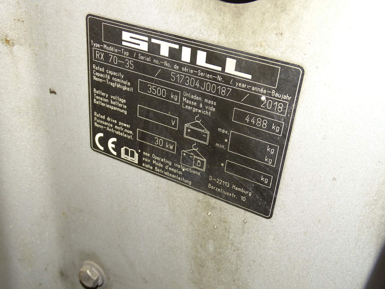 Still RX70-35 - Carretilla elevadora diésel: foto 5 Still RX70-35 - Carretilla elevadora diésel: foto 5