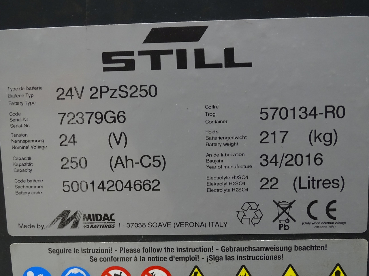Weitere 2XBATTERIEN - Acumulador para Equipo de manutención: foto 5 Weitere 2XBATTERIEN - Acumulador para Equipo de manutención: foto 5