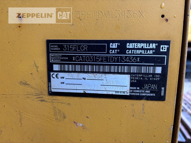 Cat 315FL - Excavadora de cadenas: foto 2 Cat 315FL - Excavadora de cadenas: foto 2