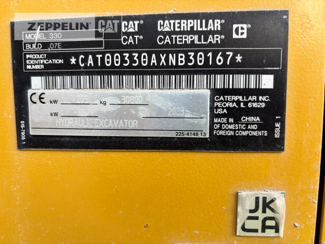 Cat 330-07 - Excavadora de cadenas: foto 2 Cat 330-07 - Excavadora de cadenas: foto 2