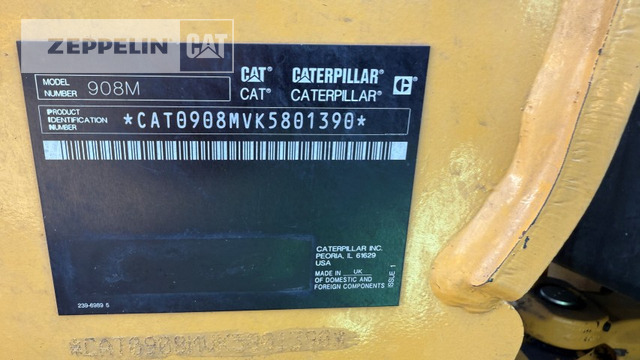 Cat 908M - Cargadora de ruedas: foto 5 Cat 908M - Cargadora de ruedas: foto 5