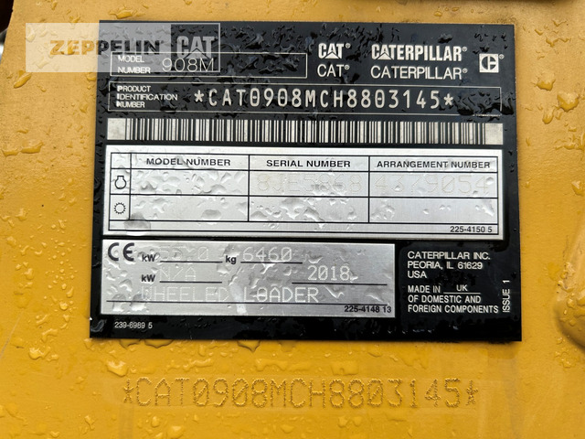 Cat 908M - Cargadora de ruedas: foto 5 Cat 908M - Cargadora de ruedas: foto 5