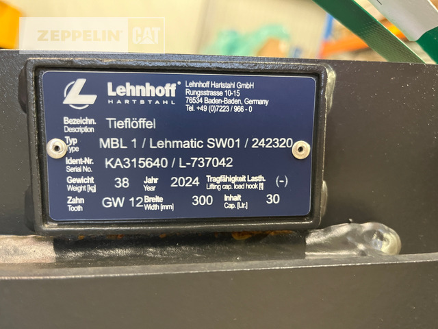 Komponenten TL300_MS01 NEU - Cazo para excavadora para Maquinaria de construcción: foto 3 Komponenten TL300_MS01 NEU - Cazo para excavadora para Maquinaria de construcción: foto 3