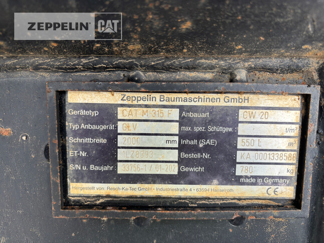 Resch-Ka-Tec Prim.-Prod Komponent - Cazo para excavadora: foto 5 Resch-Ka-Tec Prim.-Prod Komponent - Cazo para excavadora: foto 5