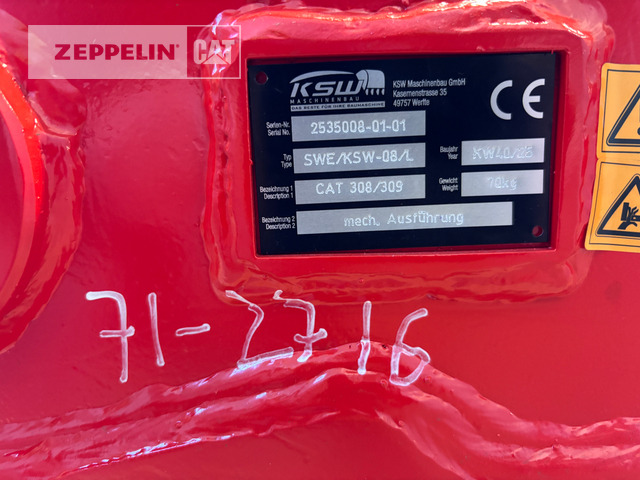 Sonstiges MS08, CAT 308-309-31 - Acoplamiento rápido para Maquinaria de construcción: foto 3 Sonstiges MS08, CAT 308-309-31 - Acoplamiento rápido para Maquinaria de construcción: foto 3