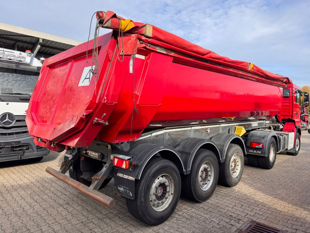 Carnehl CHKS /HH 24m³ HARDOX Stahlmulde Liftachse - Semirremolque volquete: foto 2 Carnehl CHKS /HH 24m³ HARDOX Stahlmulde Liftachse - Semirremolque volquete: foto 2