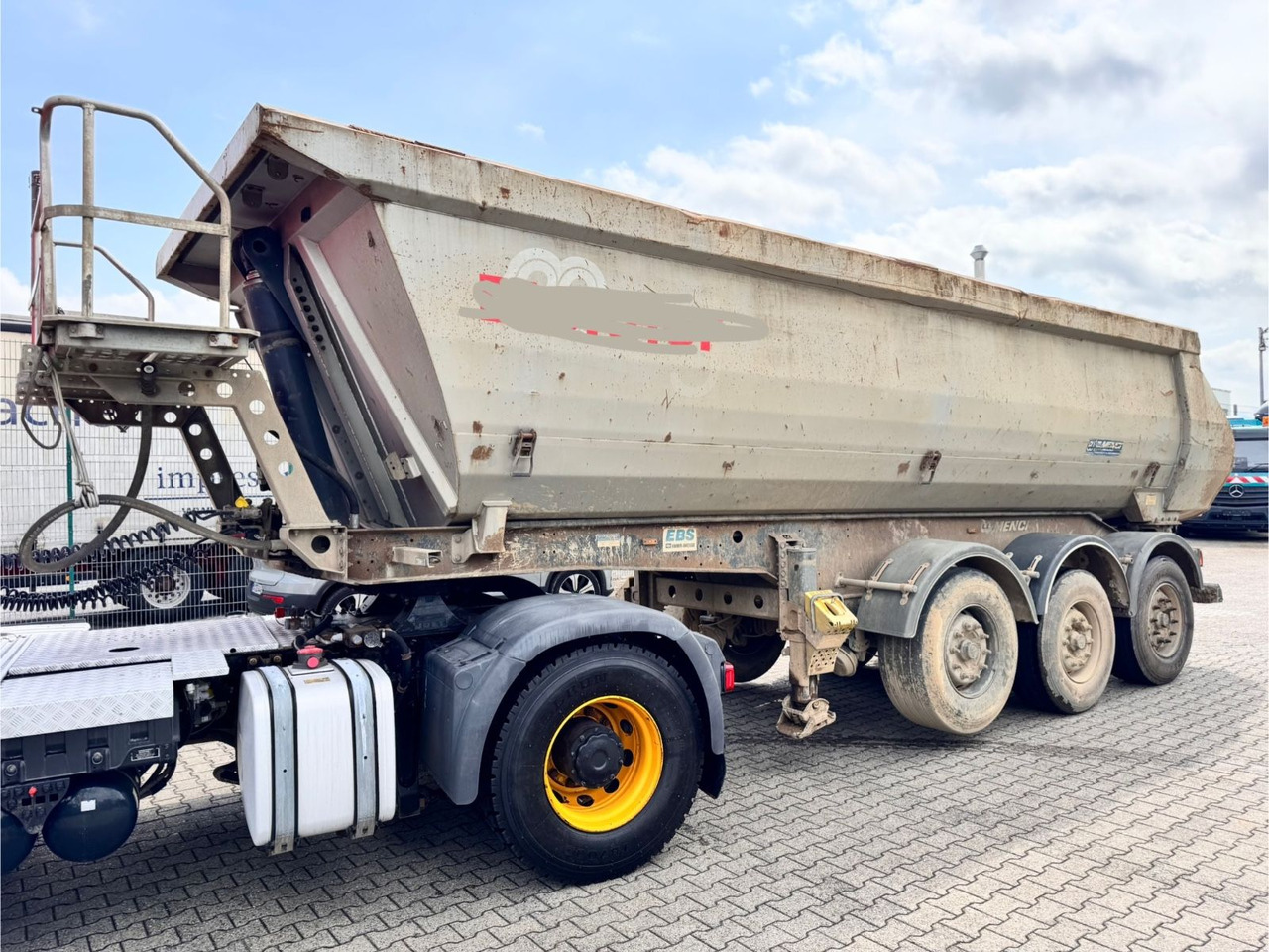 Menci SA700R Kipper Mulde 27m³ Lift Stahl Stück - Semirremolque volquete: foto 3 Menci SA700R Kipper Mulde 27m³ Lift Stahl Stück - Semirremolque volquete: foto 3