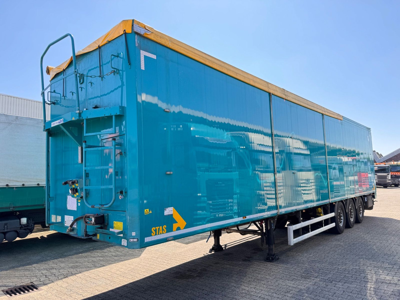 Stas S 300 ZX Walkingfloor Schubboden 2 x Vorhanden - Semirremolque piso movil: foto 4 Stas S 300 ZX Walkingfloor Schubboden 2 x Vorhanden - Semirremolque piso movil: foto 4