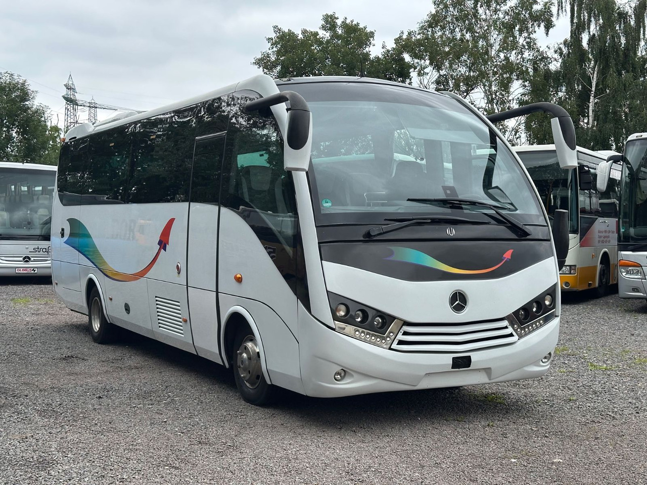 Mercedes-Benz Atego Unvi (DE*Klima*35 Sitze) O350 K/ Tourino - Minibús, Furgoneta de pasajeros: foto 1 Mercedes-Benz Atego Unvi (DE*Klima*35 Sitze) O350 K/ Tourino - Minibús, Furgoneta de pasajeros: foto 1